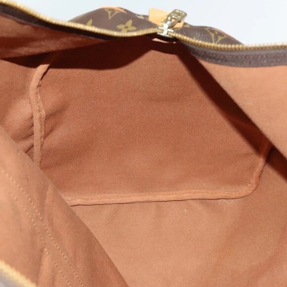 LOUIS VUITTON Monogram Keepall 55 Boston Bag M41424 LV Auth 139234 - Picture 12 of 16